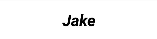 Jake profile