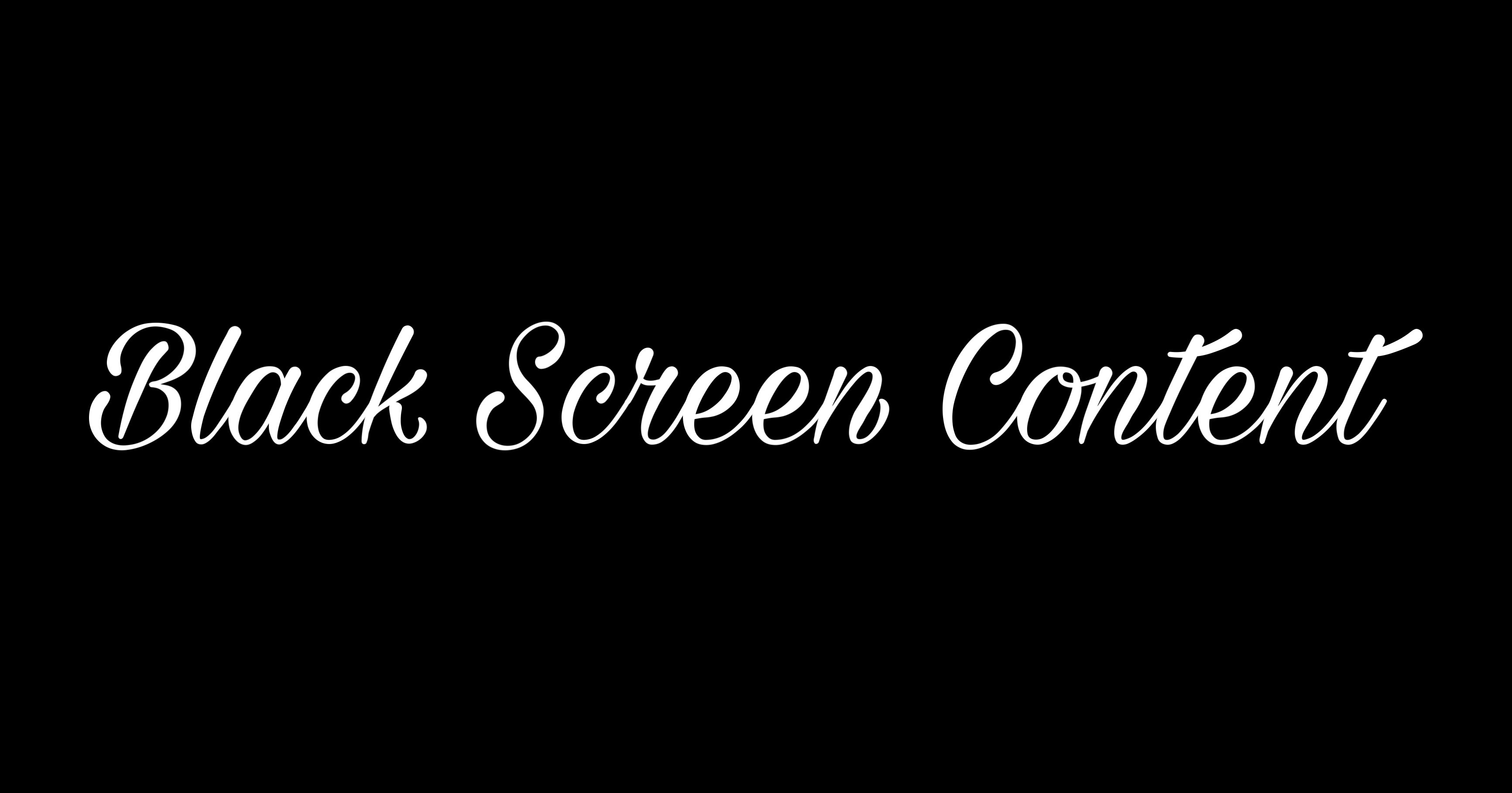 blackscreencontent thumbnail