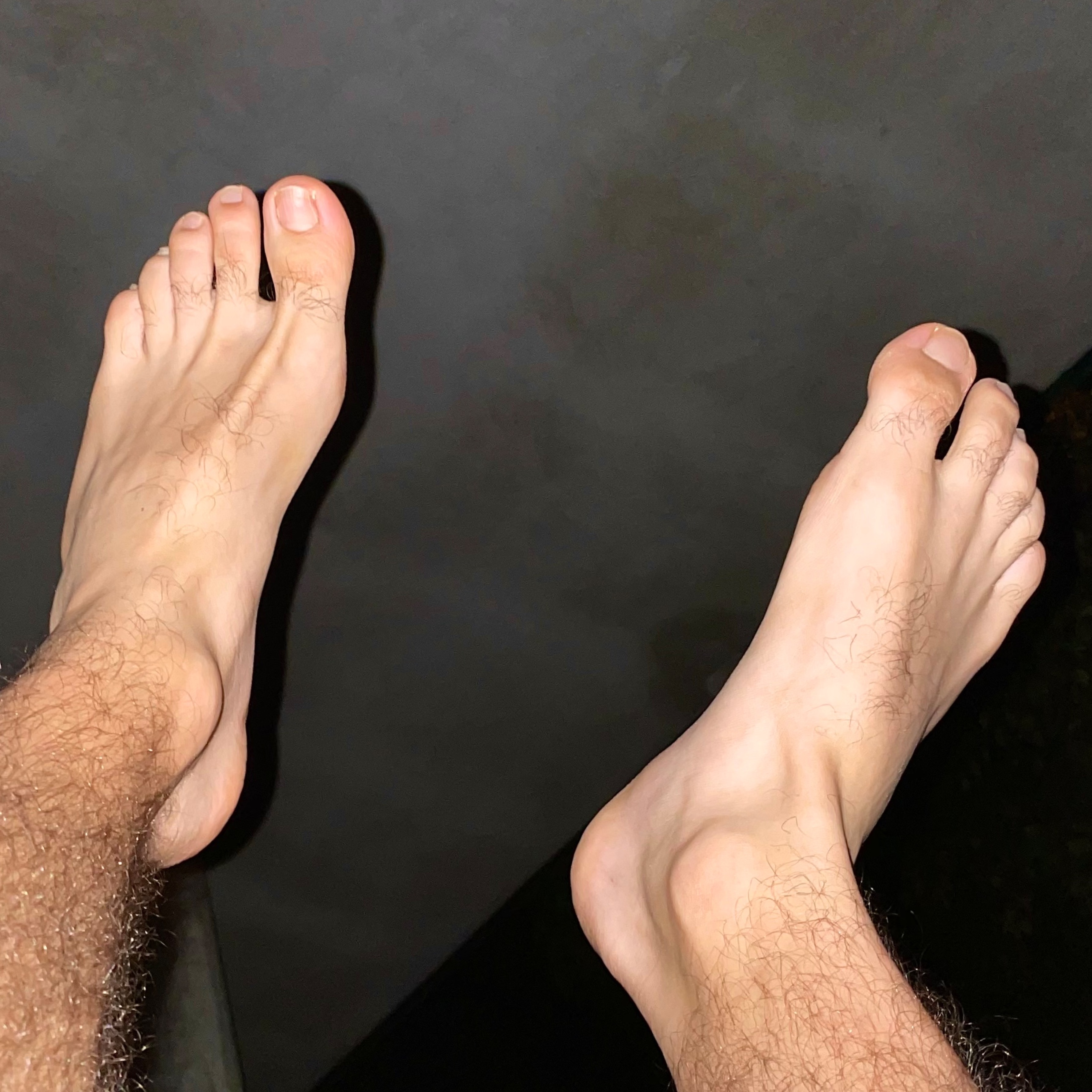 Boy’s feet profile