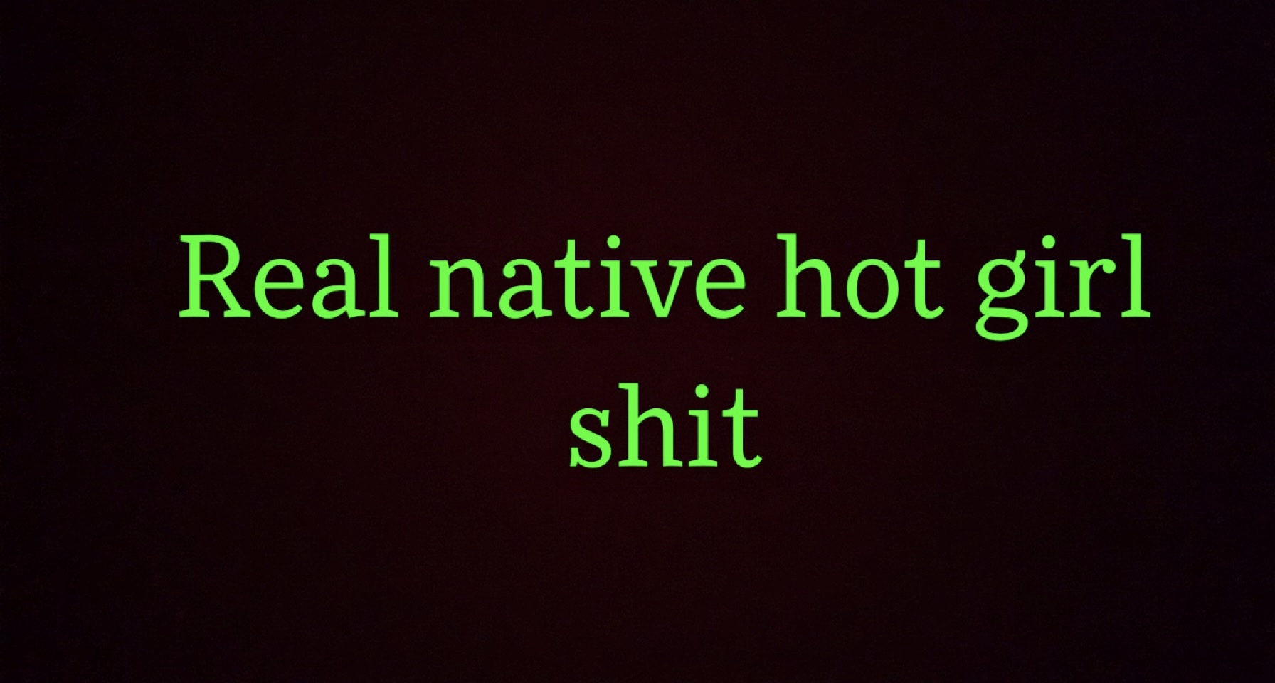 nativehotgirl thumbnail