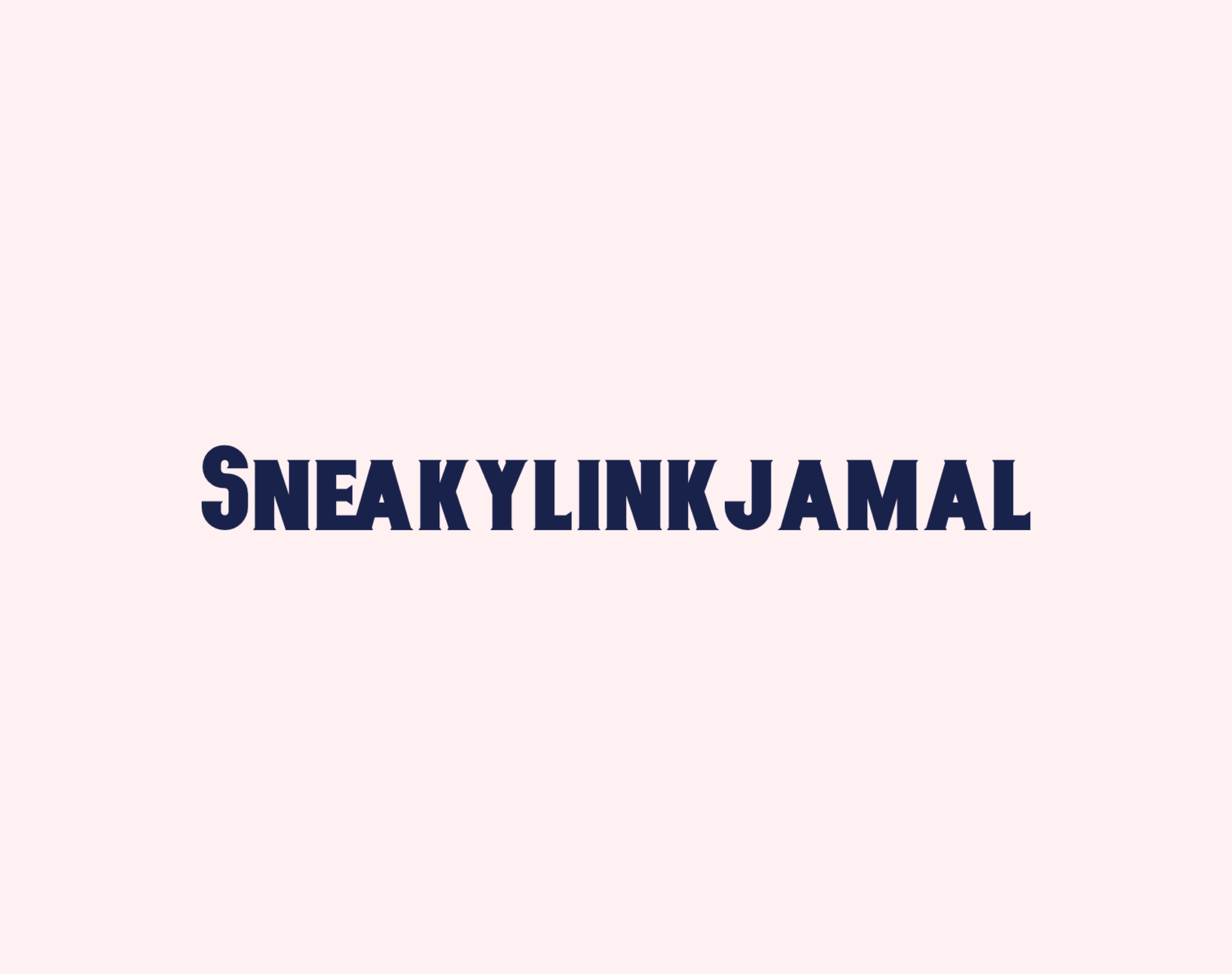 sneakylinkjamal thumbnail