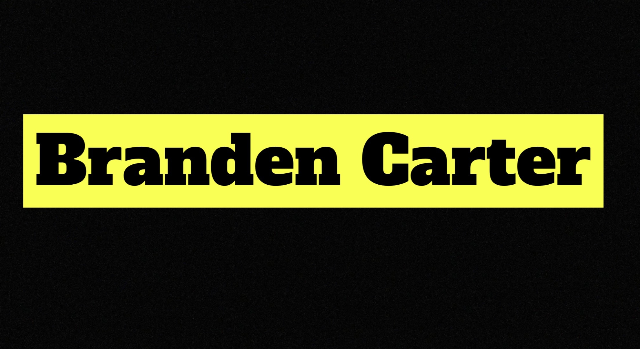 Branden Carter thumbnail